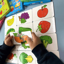 Load image into Gallery viewer, Montessori Cards Educational Toys for Children Learning Educational Puzzles Develop Cognitive Games for Babies Kids Baby Novel
