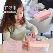 Load image into Gallery viewer, Melii Puzzle Container Fruit Lunch Box Picnic Box Storing Fruits Snacks Portable Detachable Babies Kids Separated for Organizing
