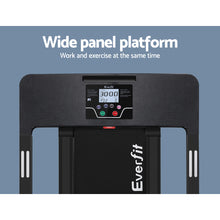 Load image into Gallery viewer, Everfit Treadmill Electric Home Gym Fitness Exercise Fully Foldable 420mm Black
