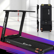 Load image into Gallery viewer, Everfit Treadmill Electric Home Gym Fitness Exercise Fully Foldable 420mm Black
