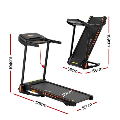 Everfit Treadmill Electric Home Gym Fitness Exercise Equipment Incline 390mm