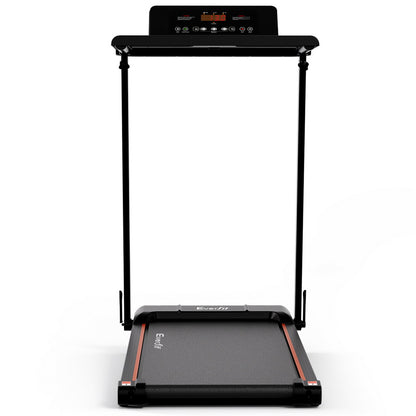 Everfit Treadmill Electric Walking Pad Foldable Incline for Home Office Gym Black