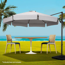 Load image into Gallery viewer, Instahut 3m Outdoor Umbrella Cantilever 360 Degree Tilt Beach Roma Grey
