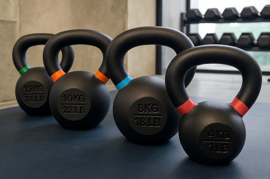 Curve Fitness Cast Iron Vinyl Kettlebells 32kg