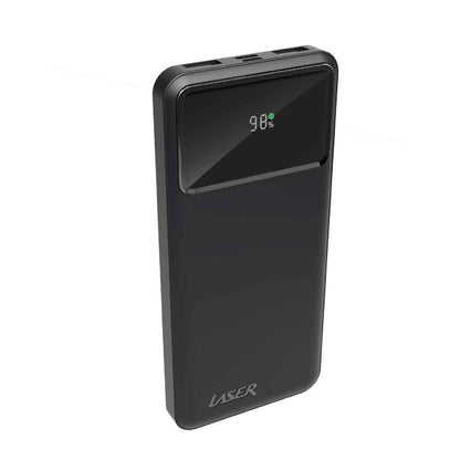 Laser 10000mAh Powerbank 18W PD with LED Indicator Black