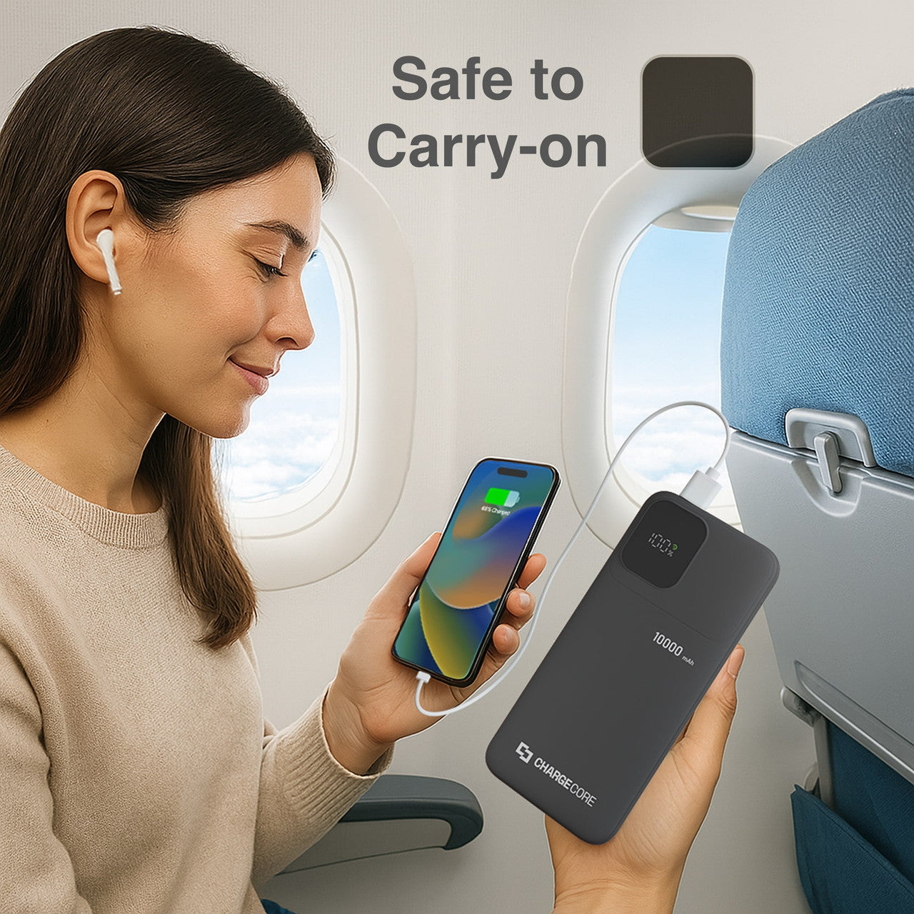 ChargeCore SafeCharge Max 10K - Black