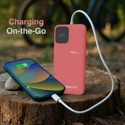 ChargeCore SafeCharge Max 10K - Sunset Coral