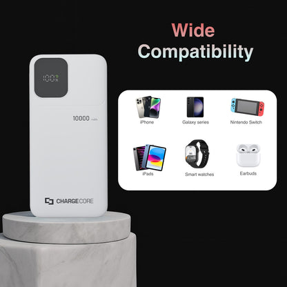 ChargeCore SafeCharge Max 10K - White