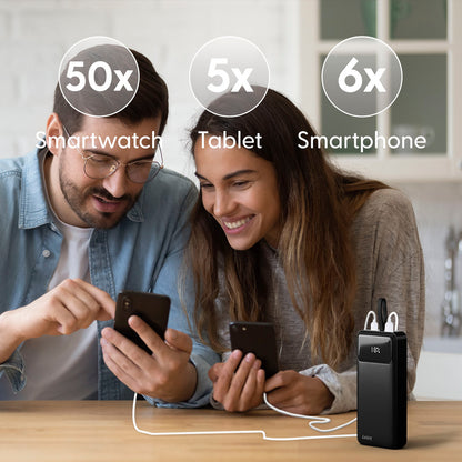 Laser 27000mAh Powerbank 18W PD Black