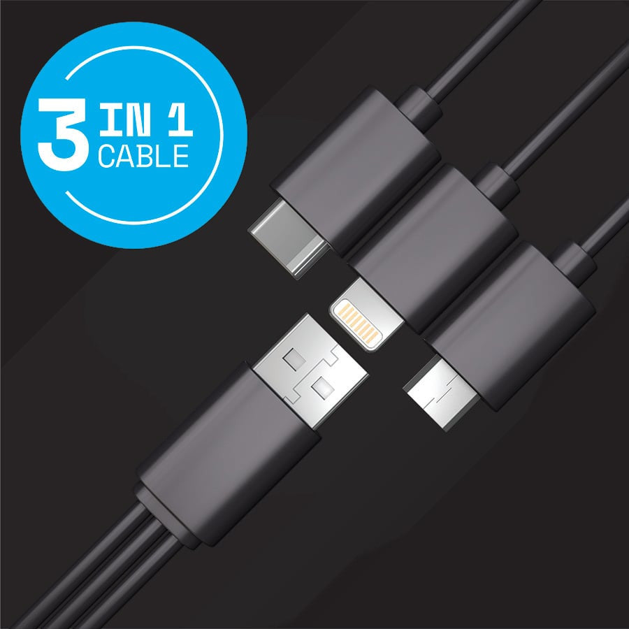 Laser Power Bank 5000mAh with LED Display Black