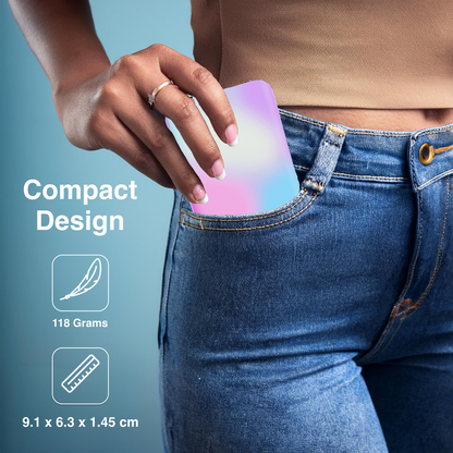 Laser 5000mAh Powerbank Rainbow