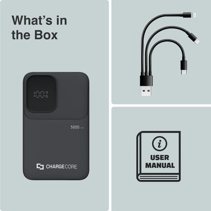 ChargeCore SafeCharge Max 5K - Black
