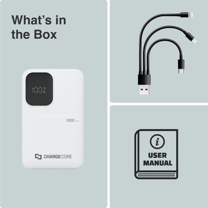 ChargeCore SafeCharge Max 5K - White