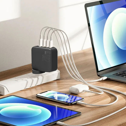 Laser PD3.0 200W GaN Wall Charger Black