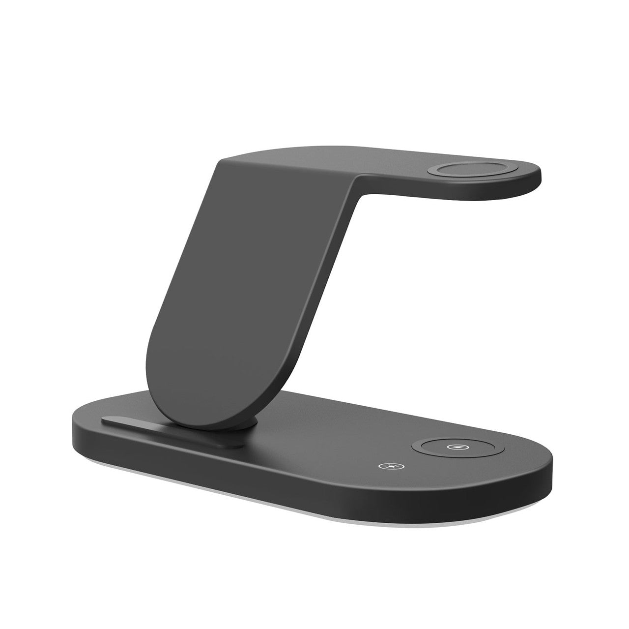 Laser 3 in 1 Wireless Charging Station Black