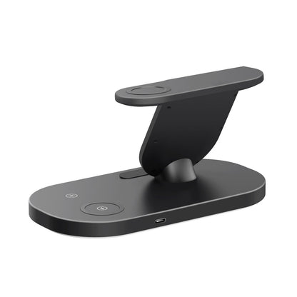 Laser 3 in 1 Wireless Charging Station Black