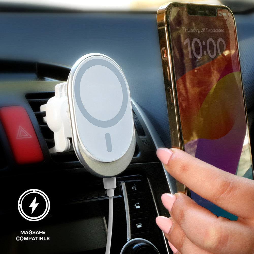 Laser MagSafe Car Vent Mount with 15W Wireless Charging