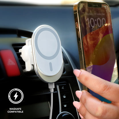 Laser MagSafe Car Vent Mount with 15W Wireless Charging