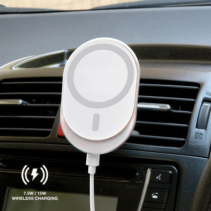Laser MagSafe Car Vent Mount with 15W Wireless Charging