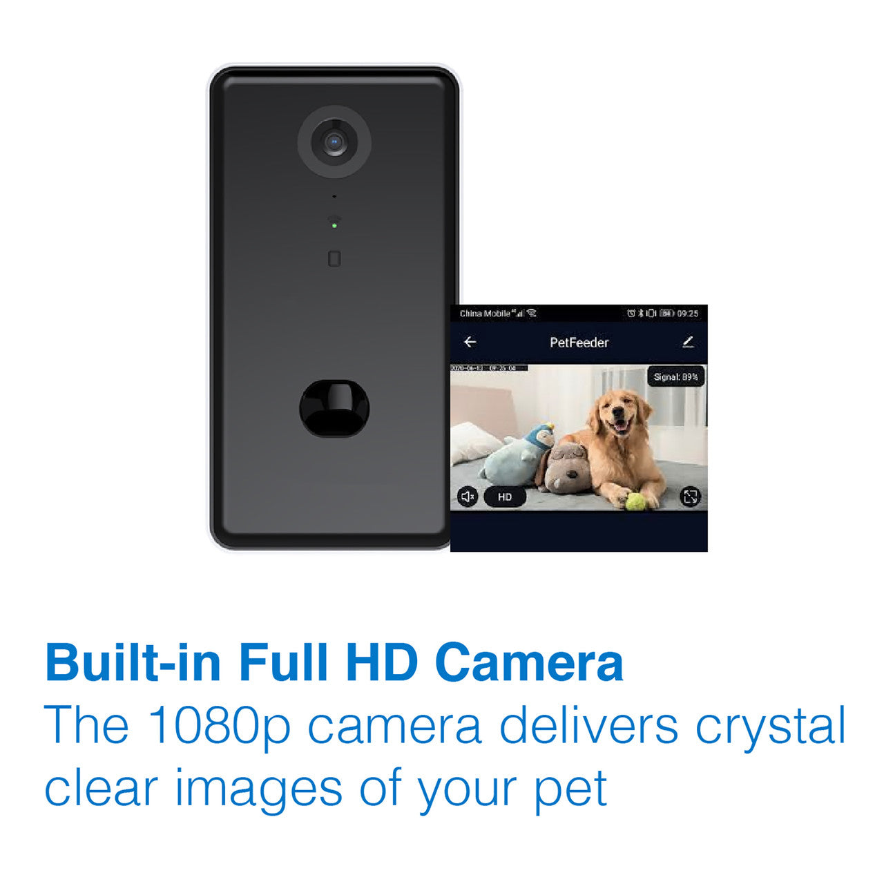 Tech4Pets Smart Treat Dispenser with HD Camera & 2-Way Audio