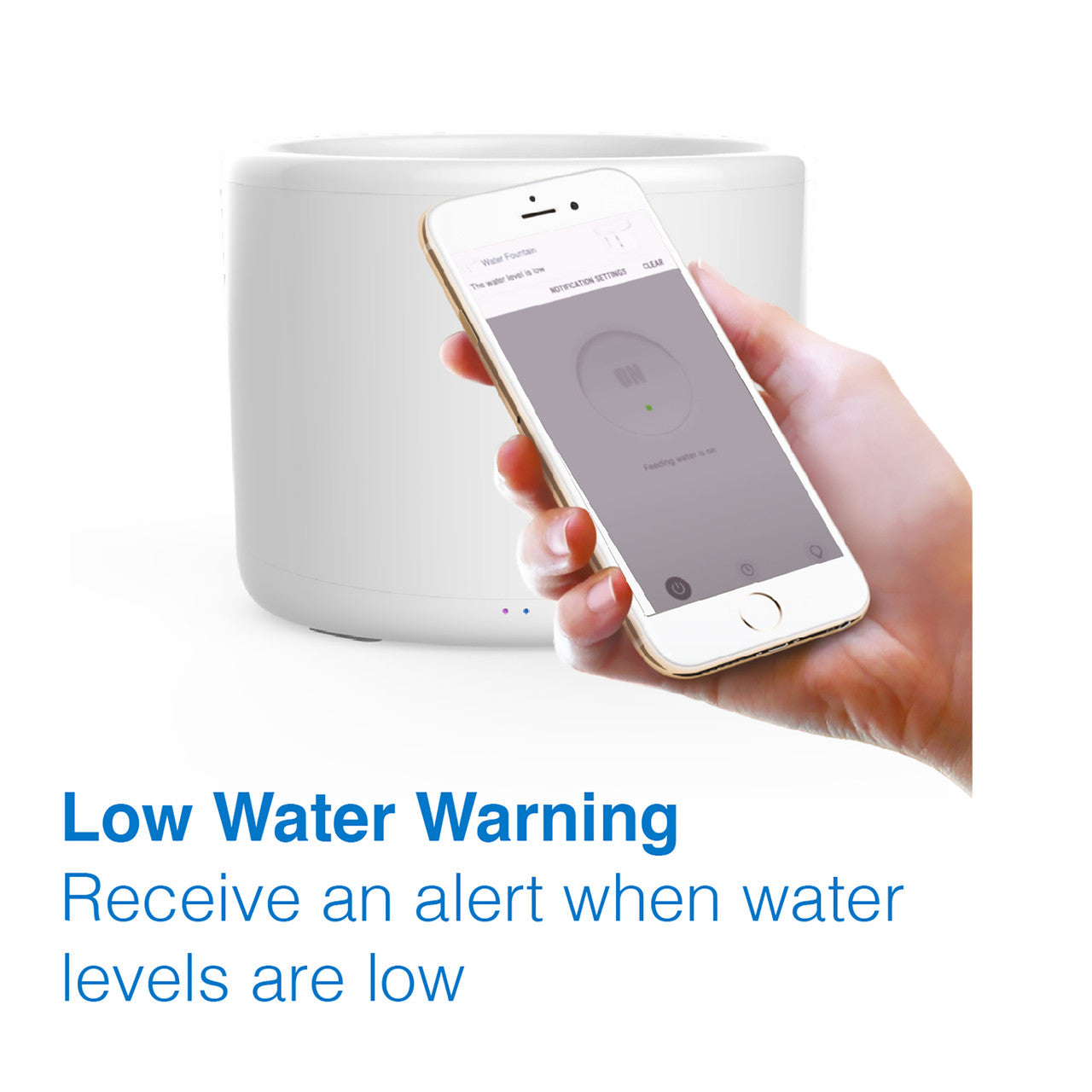 Tech4Pets 2L Smart Water Fountain with UV Filter for Pets