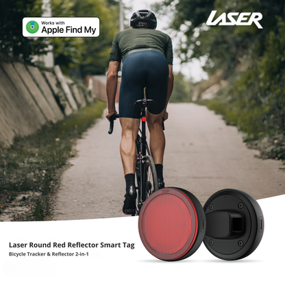 Laser Round Red Reflector Smart Tag