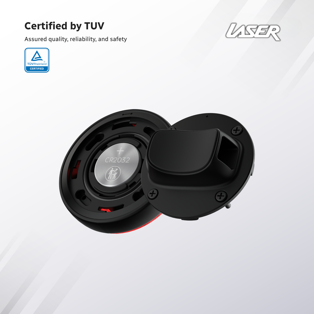 Laser Round Red Reflector Smart Tag