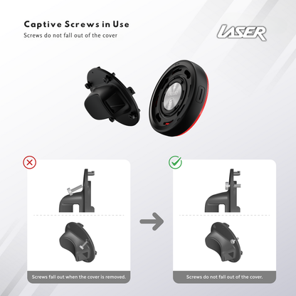 Laser Round Red Reflector Smart Tag