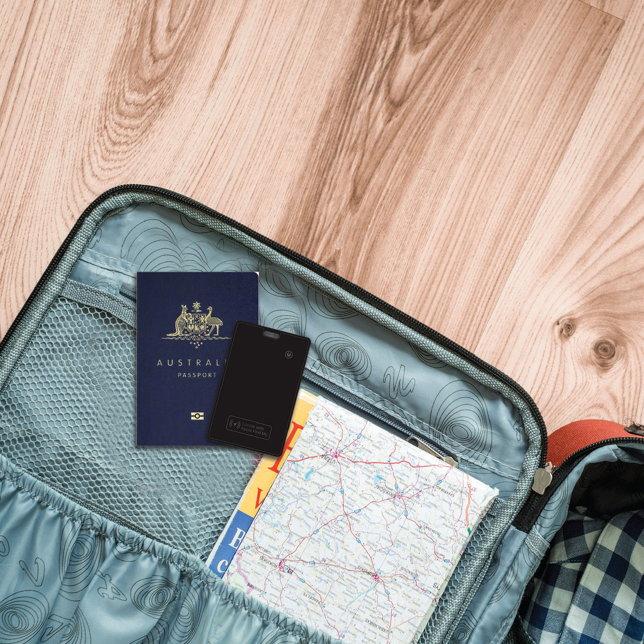 Laser Smart Card with Apple Find My & Wireless Charging