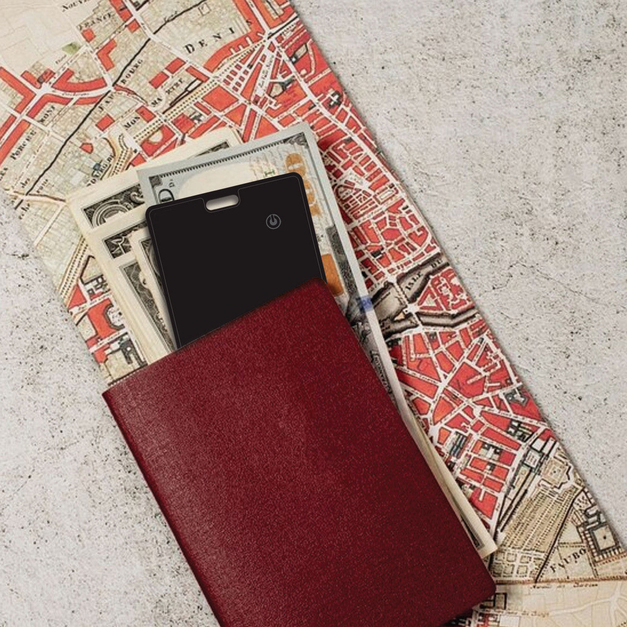 Laser Smart Card with Apple Find My & Wireless Charging