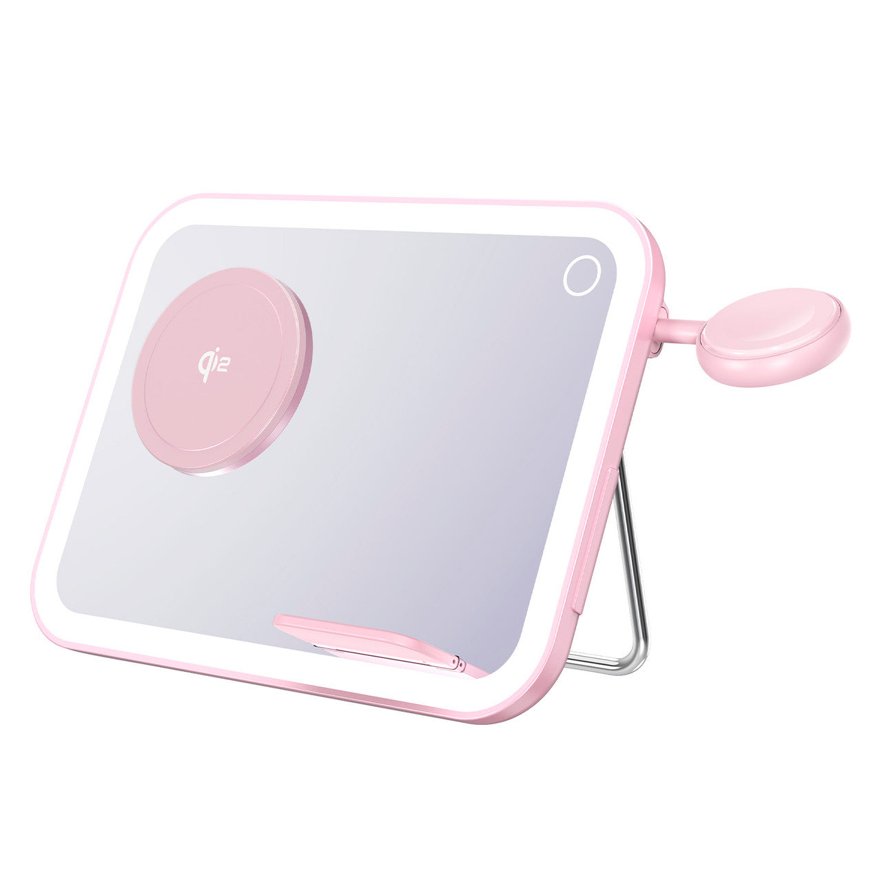 Mirror 3 in 1 Wireless Charger Qi2 Pink