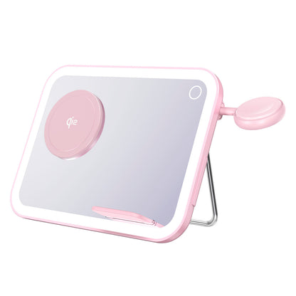 Mirror 3 in 1 Wireless Charger Qi2 Pink