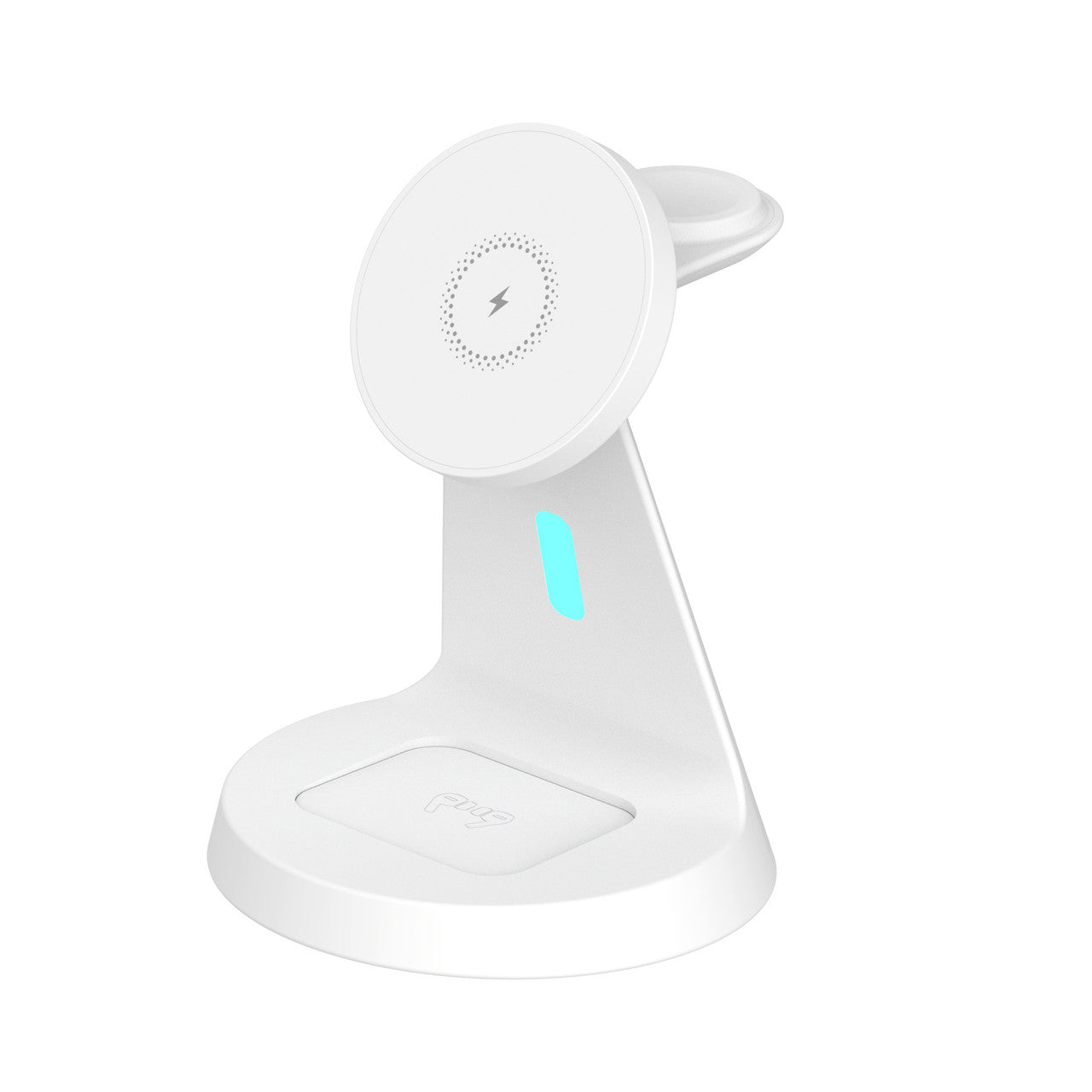 Laser 3 in 1 Wireless Charging Stand White
