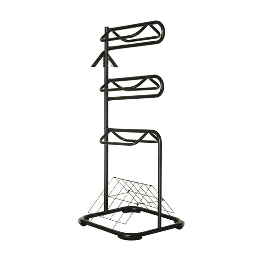 Samland Heavy Duty Three Tier Rotable Saddle Stand Saddle Rack