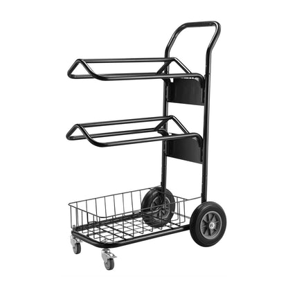 Samland Heavy Duty Two Tier Wheeled Saddle Rack