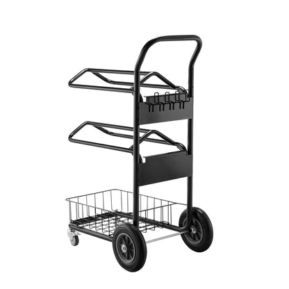 Samland Heavy Duty Two Tier Wheeled Saddle Rack