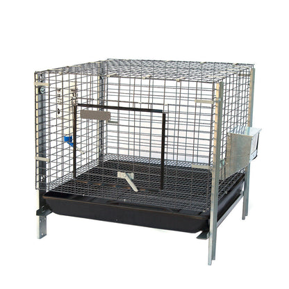 Samland Stackable Rabbit Cage with Feeder Water Bottle