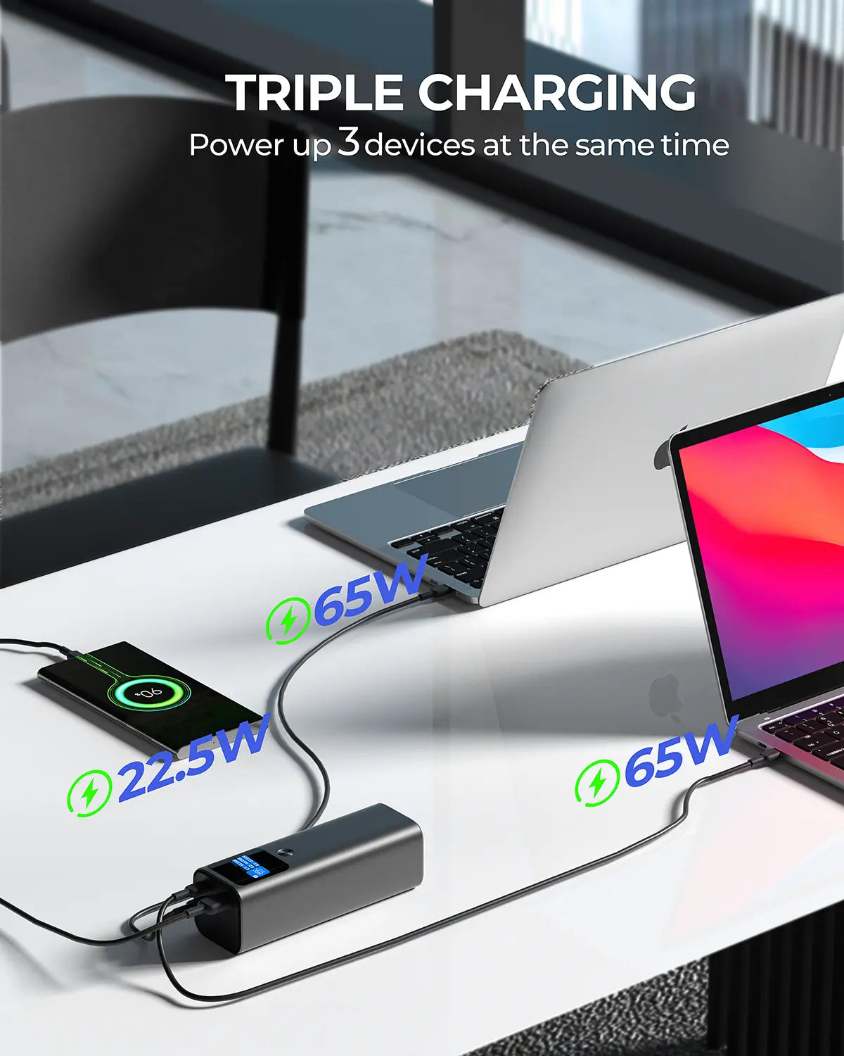 Aukey Sprint X 27.6K 140W 27,600mAh Portable Power Bank with PD3.1 (PB-Y45)