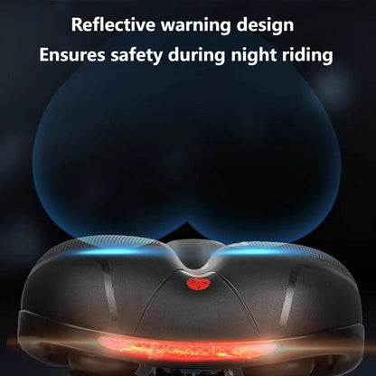 Wide, cushioned, and shock-absorbing bike saddle with memory foam and waterproof design – ensures ultimate comfort and support for every ride, whether on MTB, road, or indoor exercise bikes.