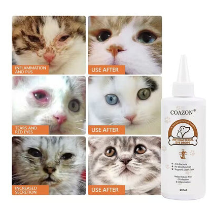 Pet eye drops