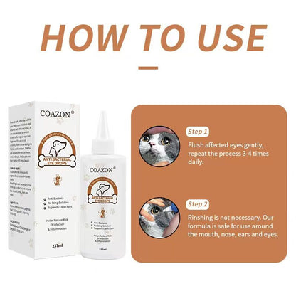 Pet eye drops