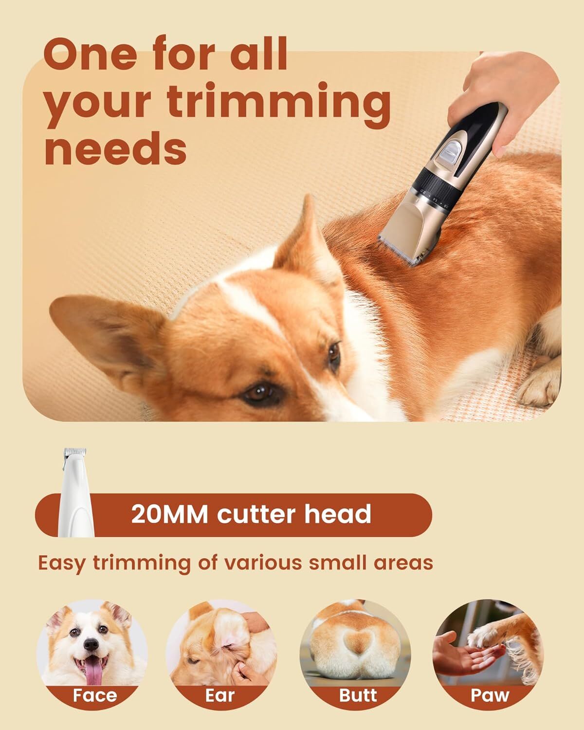 Dog Clippers Grooming Kit