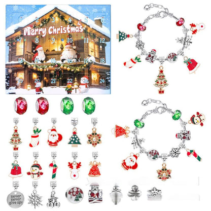 Christmas DIY Jewelry & Craft Advent Calendar(M-14L,20*17*1.1)