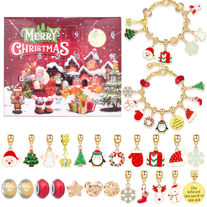 Christmas DIY Jewelry & Craft Advent Calendar(M-17H,20*17*1.1)