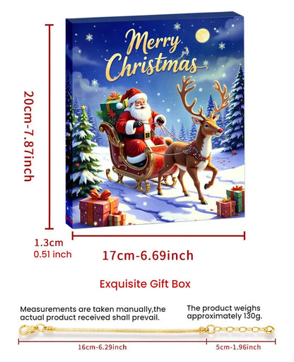 Christmas DIY Jewelry & Craft Advent Calendar(
YD-08,20*17*1.3cm)