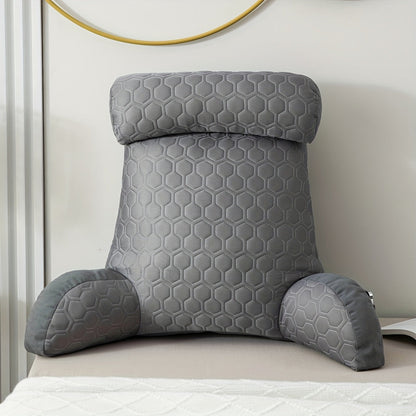 Cool Latex Reading Pillow with Armrests & Pockets
