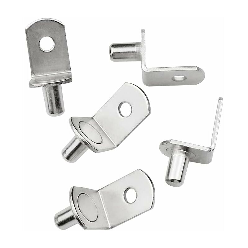 25 Pieces Shelf Support Pegs Metal Shelf Support Pin Shelf Pegs L Shape Bracket For Wood Or Glass Cabinet Cupboard