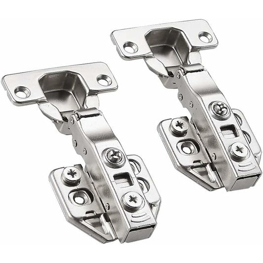 Soft Close Cabinet Hinges 35Mm Cupboard Door Hinge 110 Degree Full Overlay Furniture Hinge With Installation Screws, 1