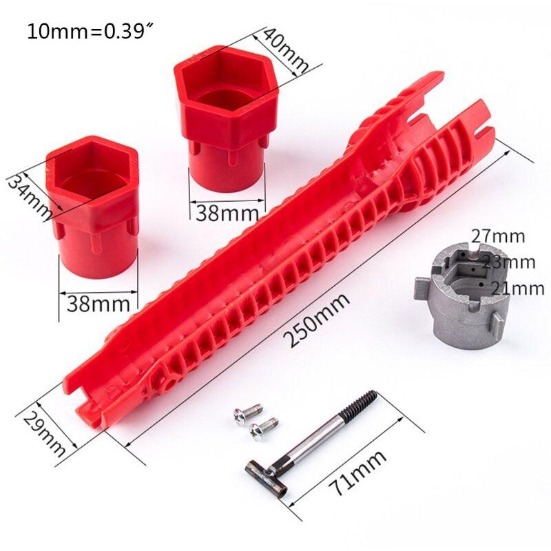 8 In 1 Multifunction Faucet Wrench Sink Faucet Installer And Sink Installation Tool For Toilet