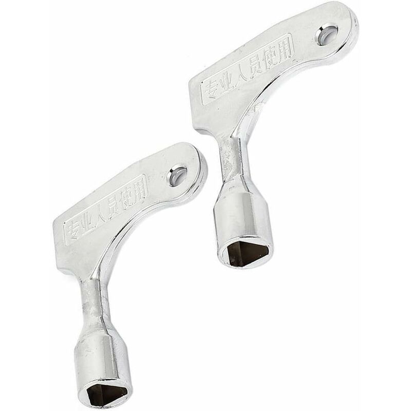 2 pcs Triangle Keys For Elevator Emergency Quick Release For 9Mm Lock